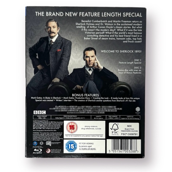 🛍️SALE🛍️ Sherlock: The Abominable Bride (Blu-ray) - Picture 3 of 9
